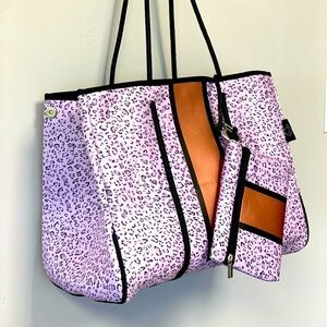 Brand NEW Georgia Tote & Clutch in ~ Rose Gold Leopard 💖